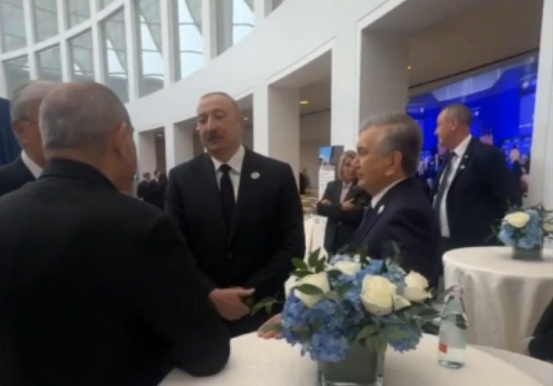 Vaşinqtonda Azərbaycan, Ermənistan, Özbəkistan və Qazaxıstan liderləri BİR ARADA - VİDEO