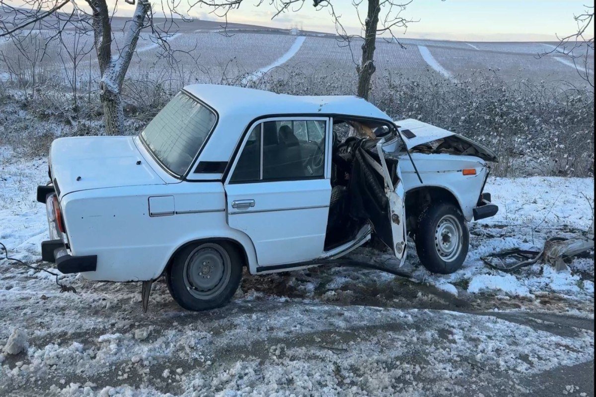 Bakı&ndash;Şamaxı yolu buz bağladı &ndash; FOTO
