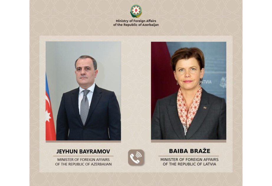 Azərbaycan və Latviya XİN rəhbərləri Yaxın Şərqdə artan gərginliyi müzakirə etdilər