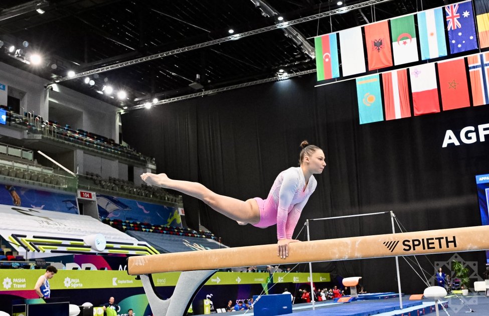 Bakıda idman gimnastikası üzrə Dünya Kubokuna yekun vuruldu - FOTO - foto 5