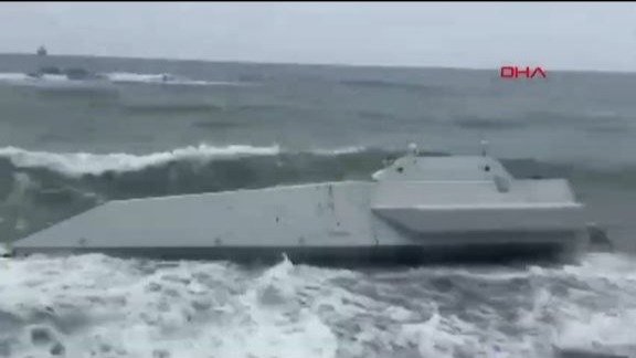 ABŞ-a məxsus dəniz pilotsuz aparatı Türkiyə sahillərinə çıxıb - VİDEO