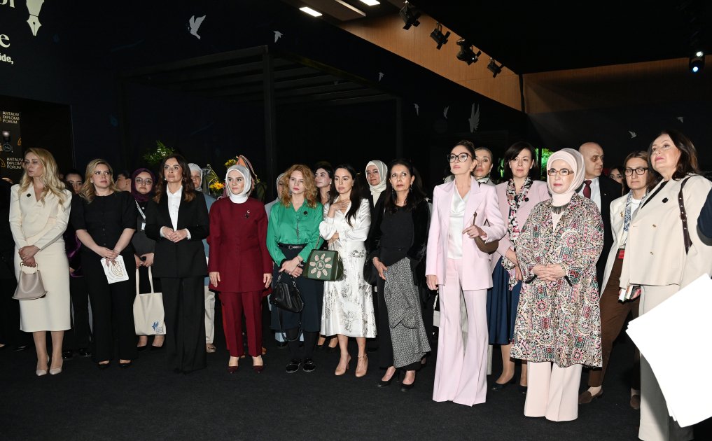 Mehriban Əliyeva Fələstinlə bağlı panel iclasda – FOTO - foto 12