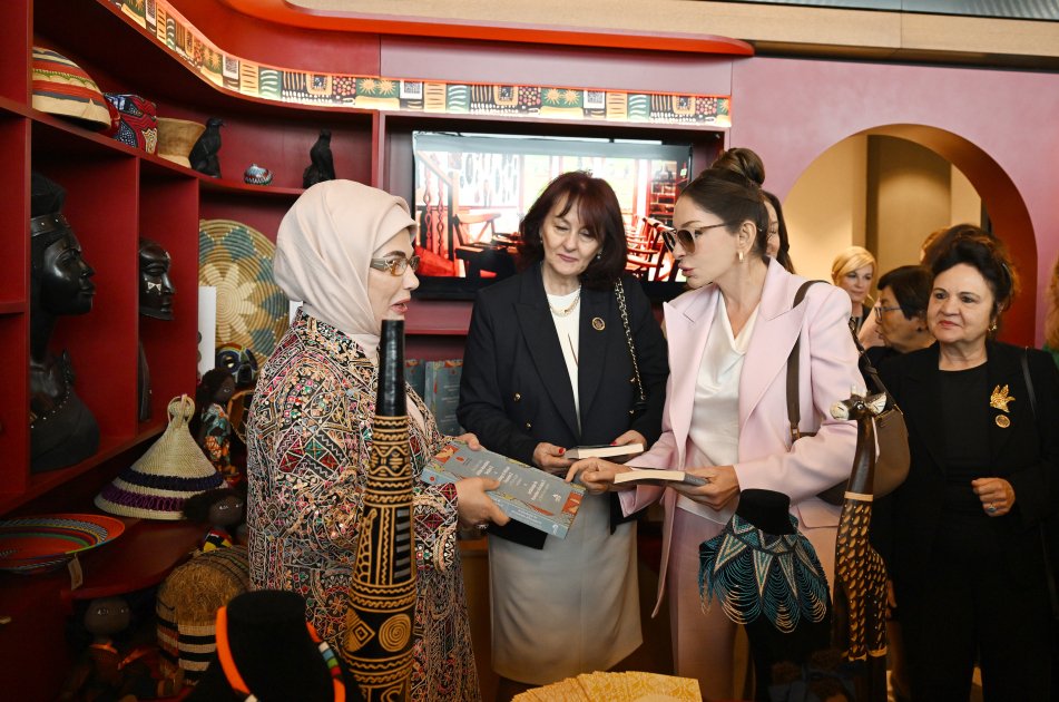 Mehriban Əliyeva Fələstinlə bağlı panel iclasda – FOTO - foto 3