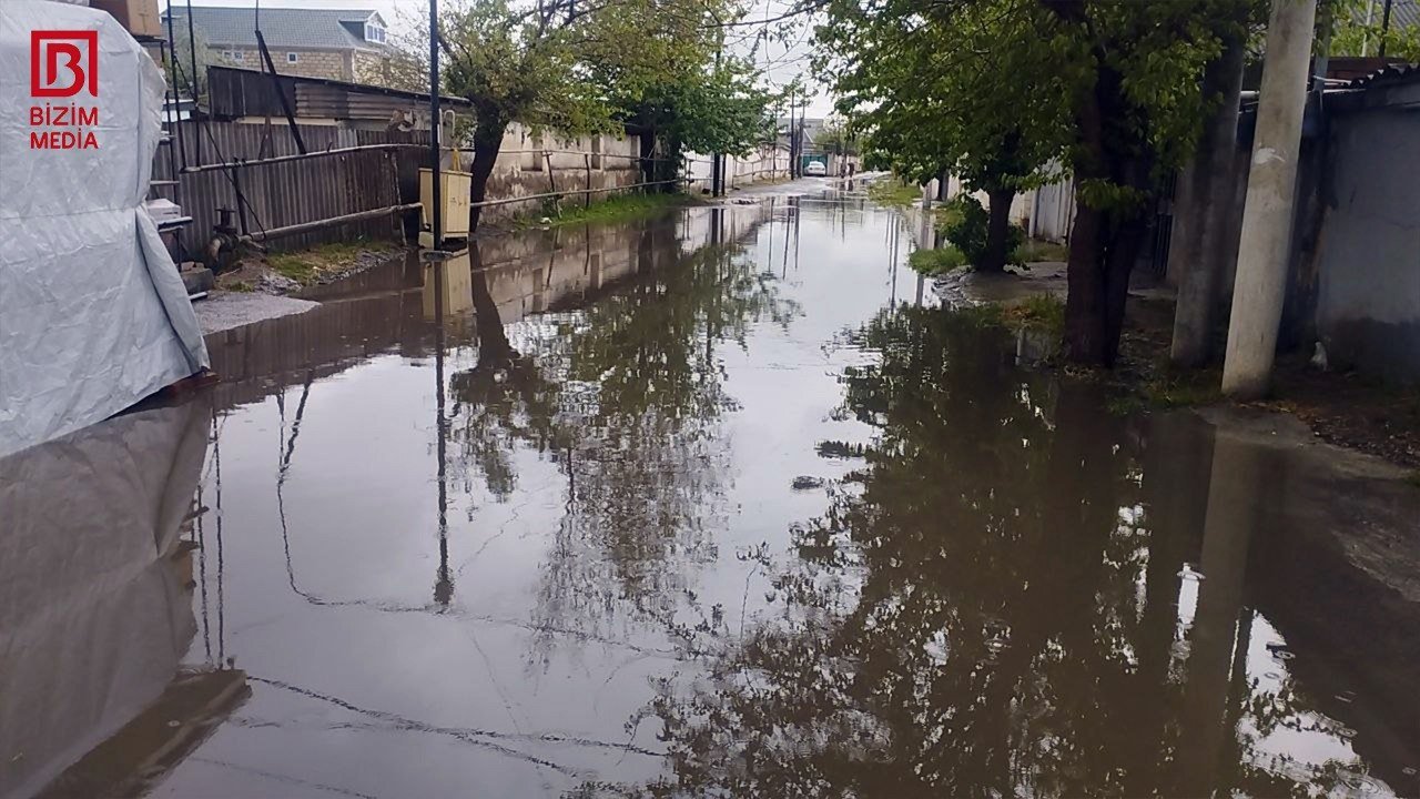 Kürdəmirdə küçələri su basdı – FOTO/VİDEO - foto 5