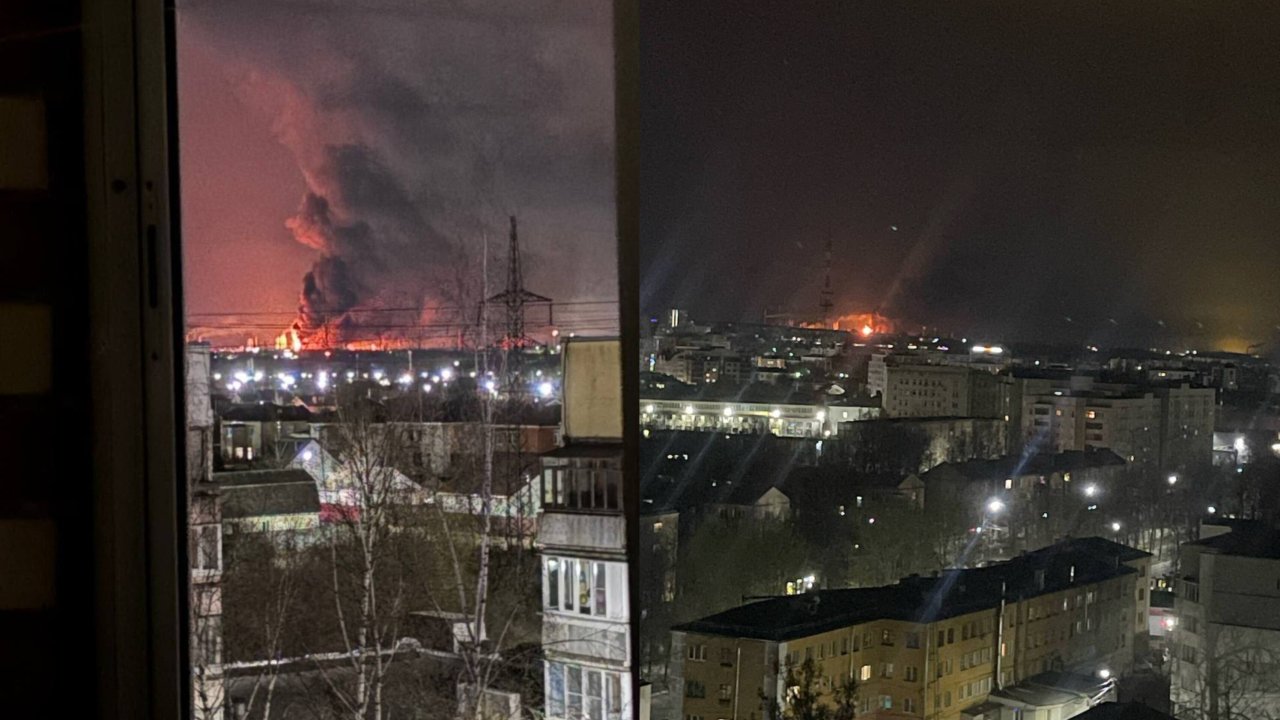 Rusiyada Yaroslavl neft emalı zavoduna PUA hücumu - VİDEO Rusiyada Yaroslavl neft emalı zavoduna PUA hücumu - VİDEO