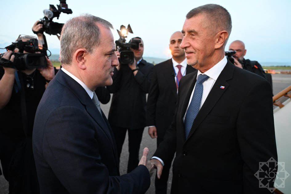 Çexiyanın Baş naziri Azərbaycana gəldi - FOTO - foto 2