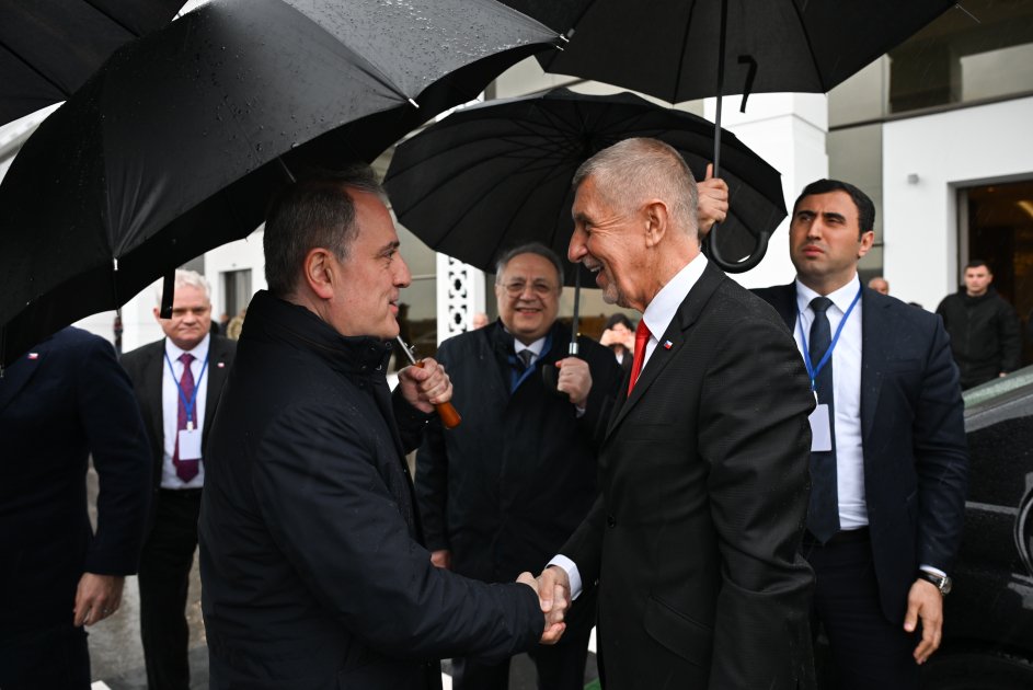 Çexiyanın Baş nazirinin Azərbaycana səfəri başa çatdı - FOTO - foto 1