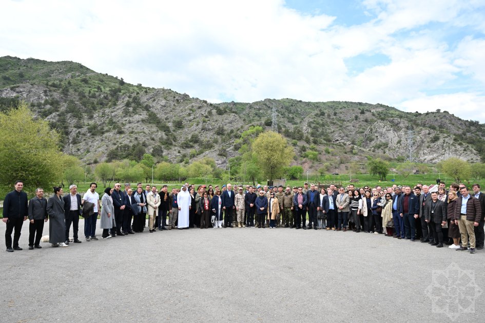 Xarici diplomatlar Laçında - FOTO/VİDEO