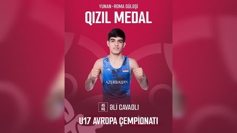 Əli Cavadlı Avropa çempionu oldu