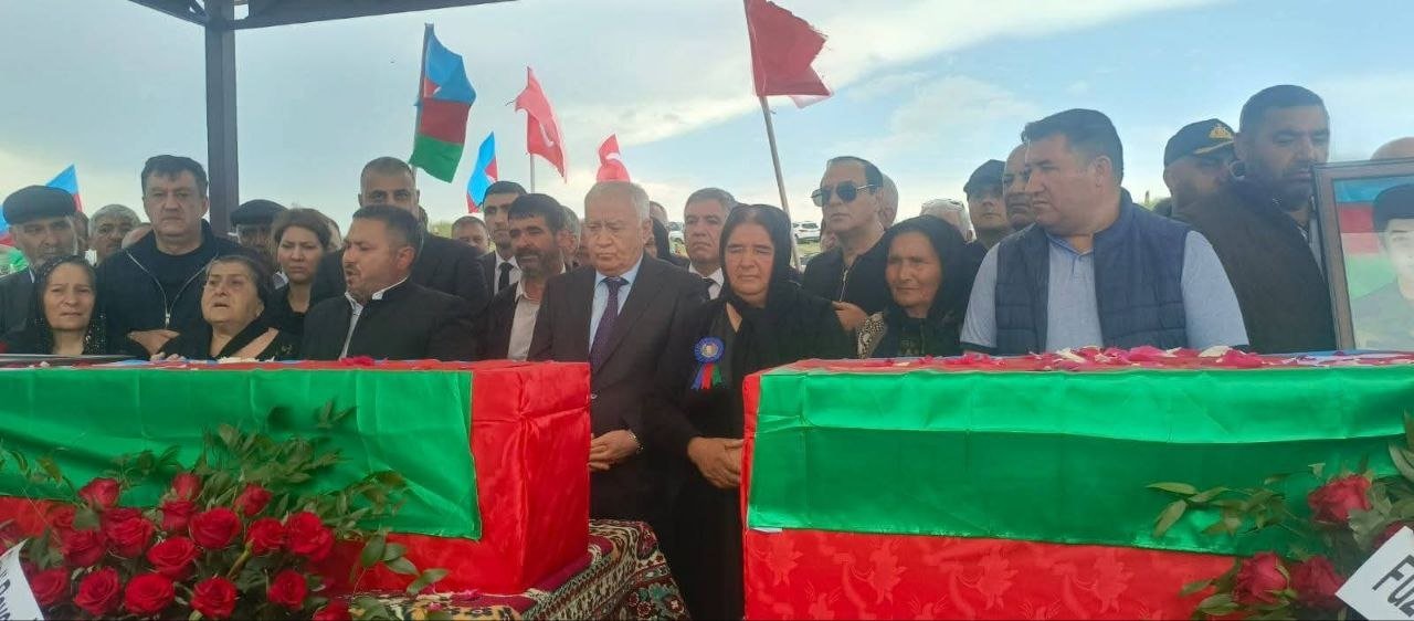 Birinci Qarabağ müharibəsində itkin şəhidləri torpağa TAPŞIRILDI - FOTO - foto 4