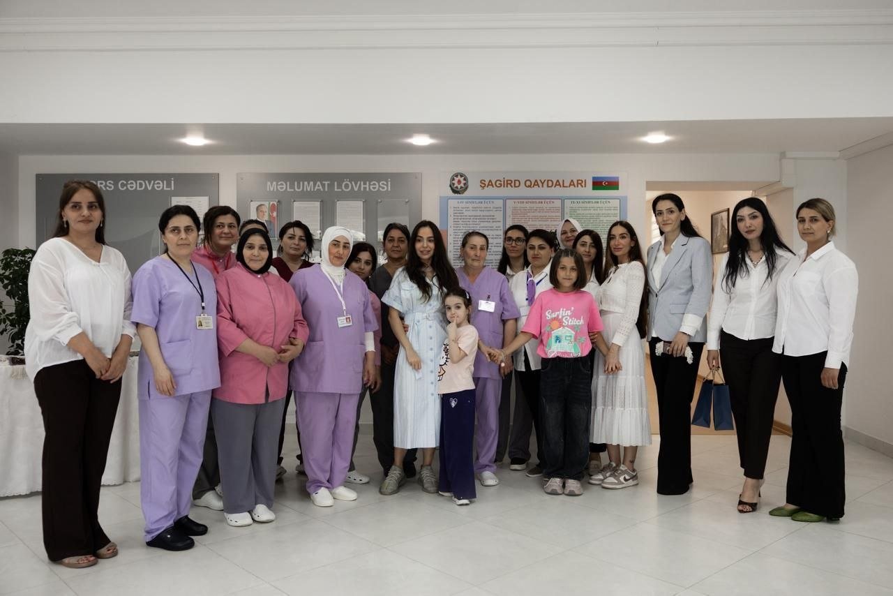 Leyla və Arzu Əliyeva Lənkəranda uşaq evini ziyarət ediblər - FOTO - foto 4