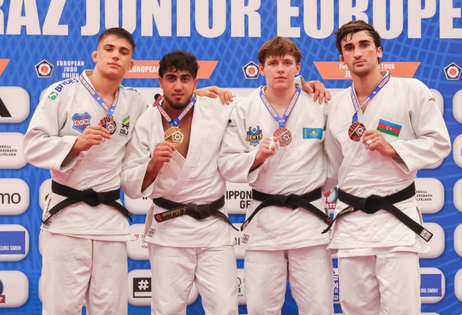 Cüdo millimiz Avropa Kubokunu 5 medalla tamamladı Cüdo millimiz Avropa Kubokunu 5 medalla tamamladı