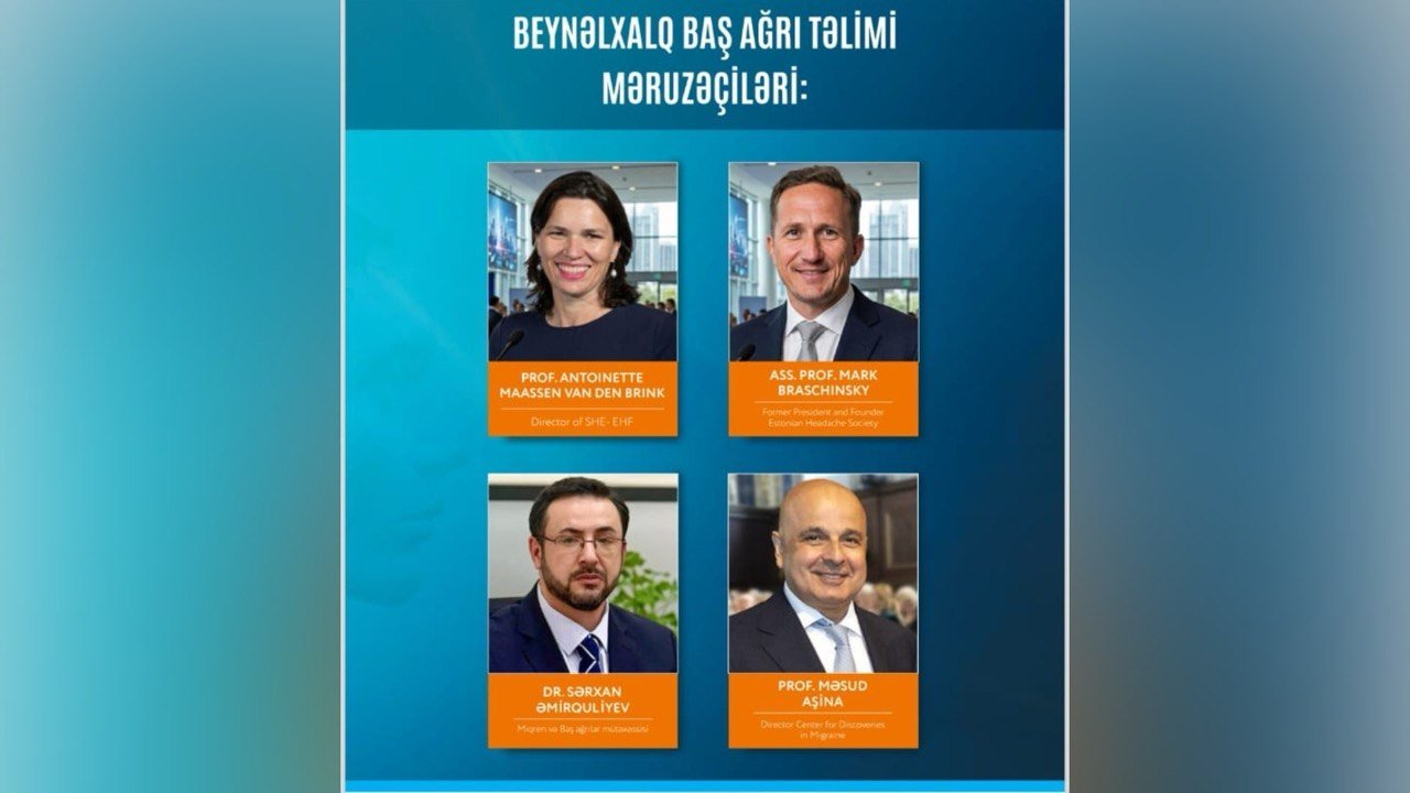 Azərbaycanda baş ağrılarına həsr olunmuş beynəlxalq tədris proqramı keçiriləcək – FOTO - foto 2
