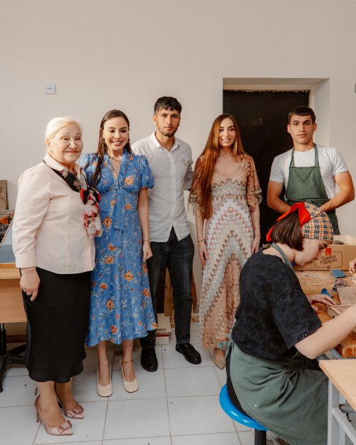 Leyla Əliyeva və Arzu Əliyeva internat tipli ümumtəhsil məktəbində - FOTO - foto 3