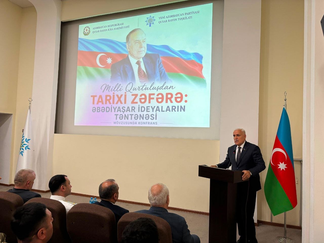 Qusarda 15 İyun - Milli Qurtuluş Günü münasibətilə tədbir keçirilib - FOTO - foto 12