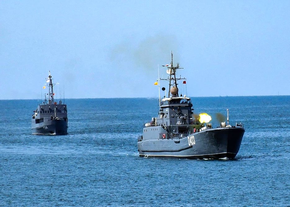 Xəzərdən möhtəşəm görüntülər: Dəniz xüsusi təyinatlıları şərti terrorçuları belə məhv etdi – FOTO/VİDEO - foto 1