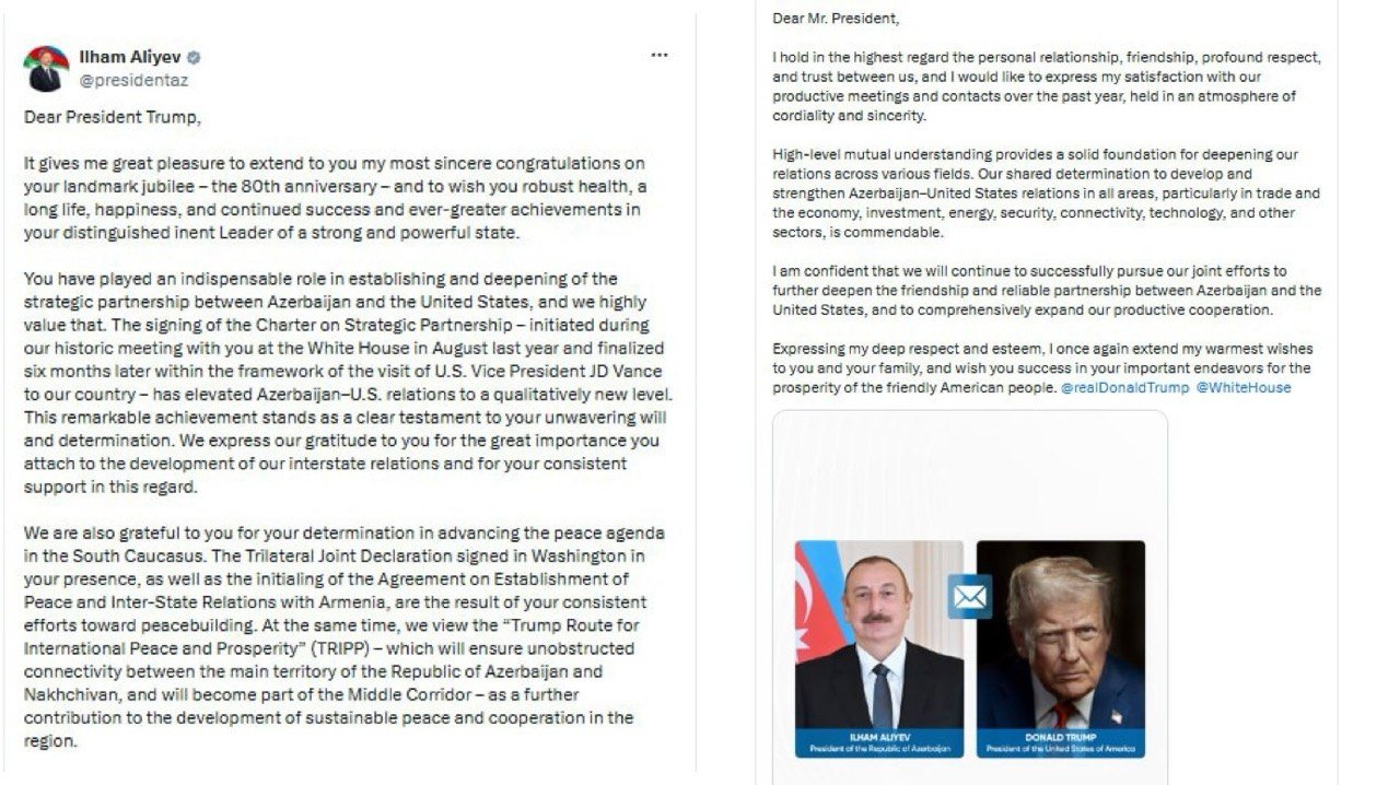 İlham Əliyev Donald Trampı TƏBRİK ETDİ – FOTO - foto 1