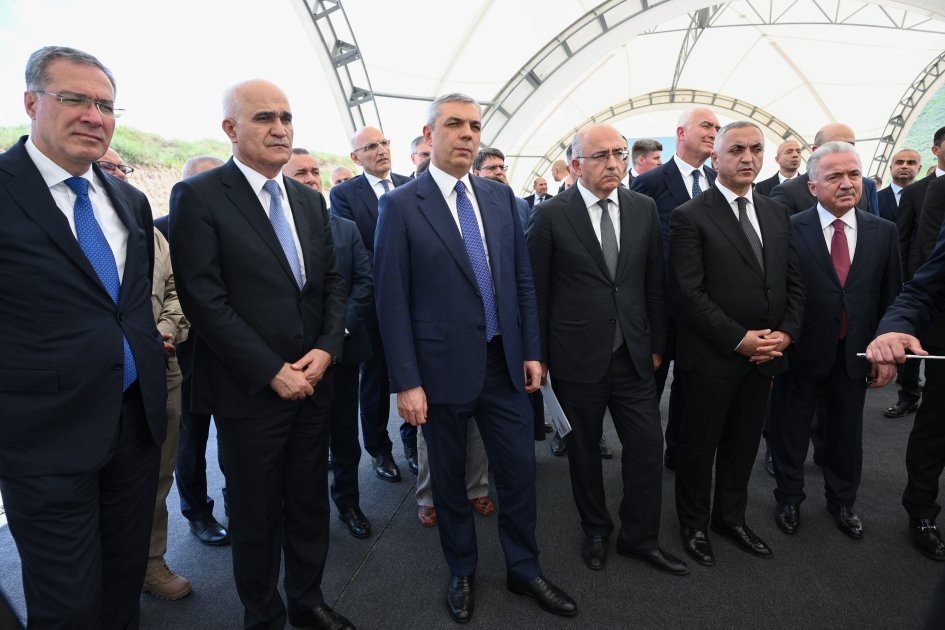 Rəsmilər Ağdərədə “Dəmirli” Filiz Emalı Kompleksində - FOTO - foto 1