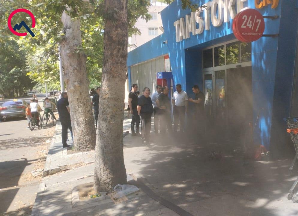 Mingəçevirdə mağazada yanğın oldu - FOTO - foto 3