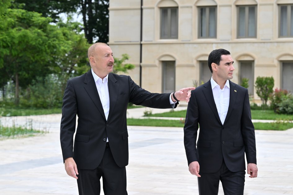 Prezidentlərin Şuşa gəzintisindən yeni FOTOLAR - foto 7