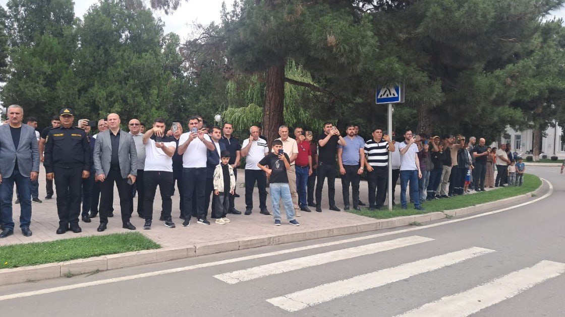Xankəndidə hərbçilərin yürüşü keçirildi - FOTO/VİDEO - foto 2