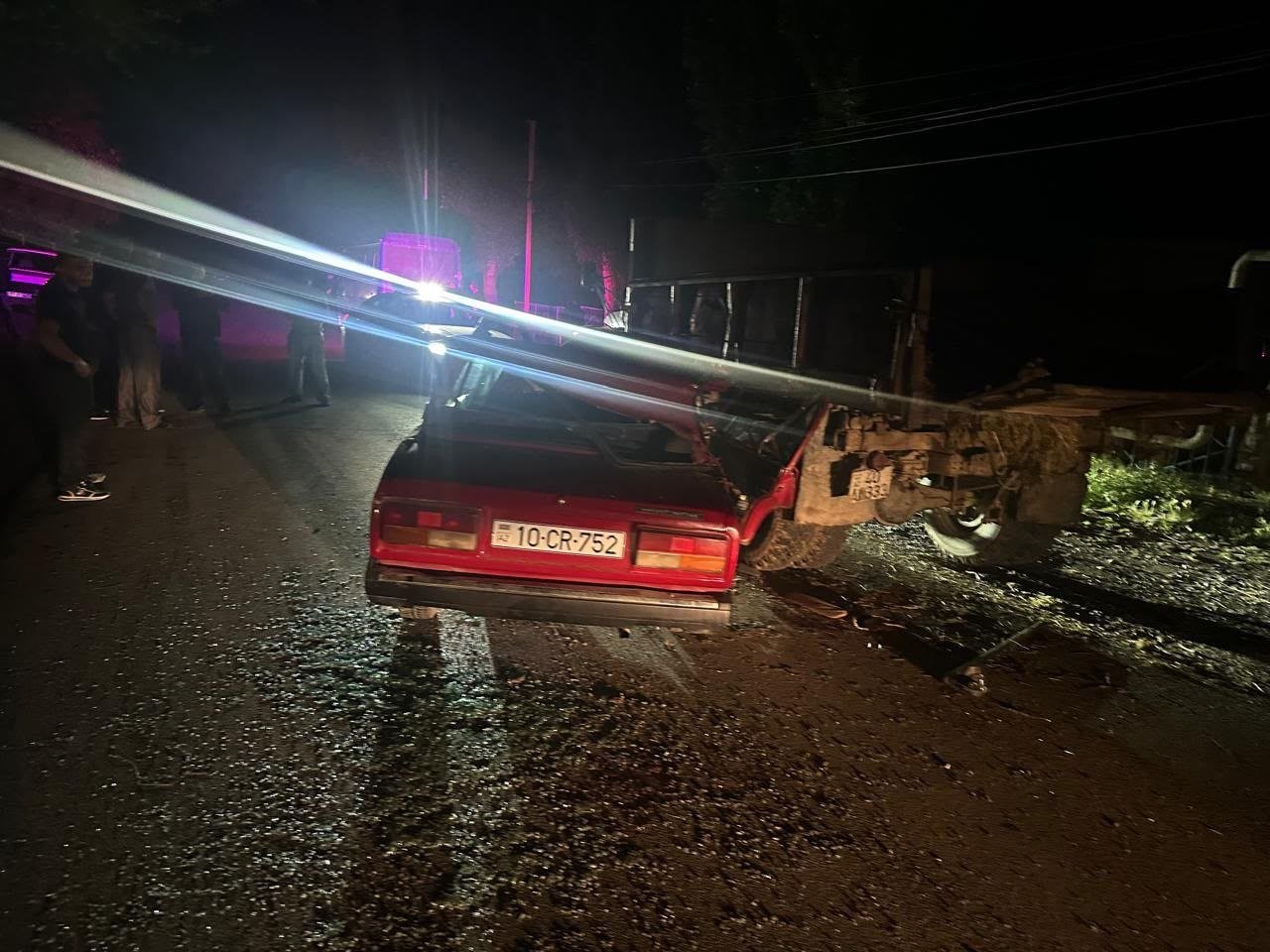 Qubada ağır qəza: 3 yaralı var -ÖZƏL FOTOLAR - foto 3