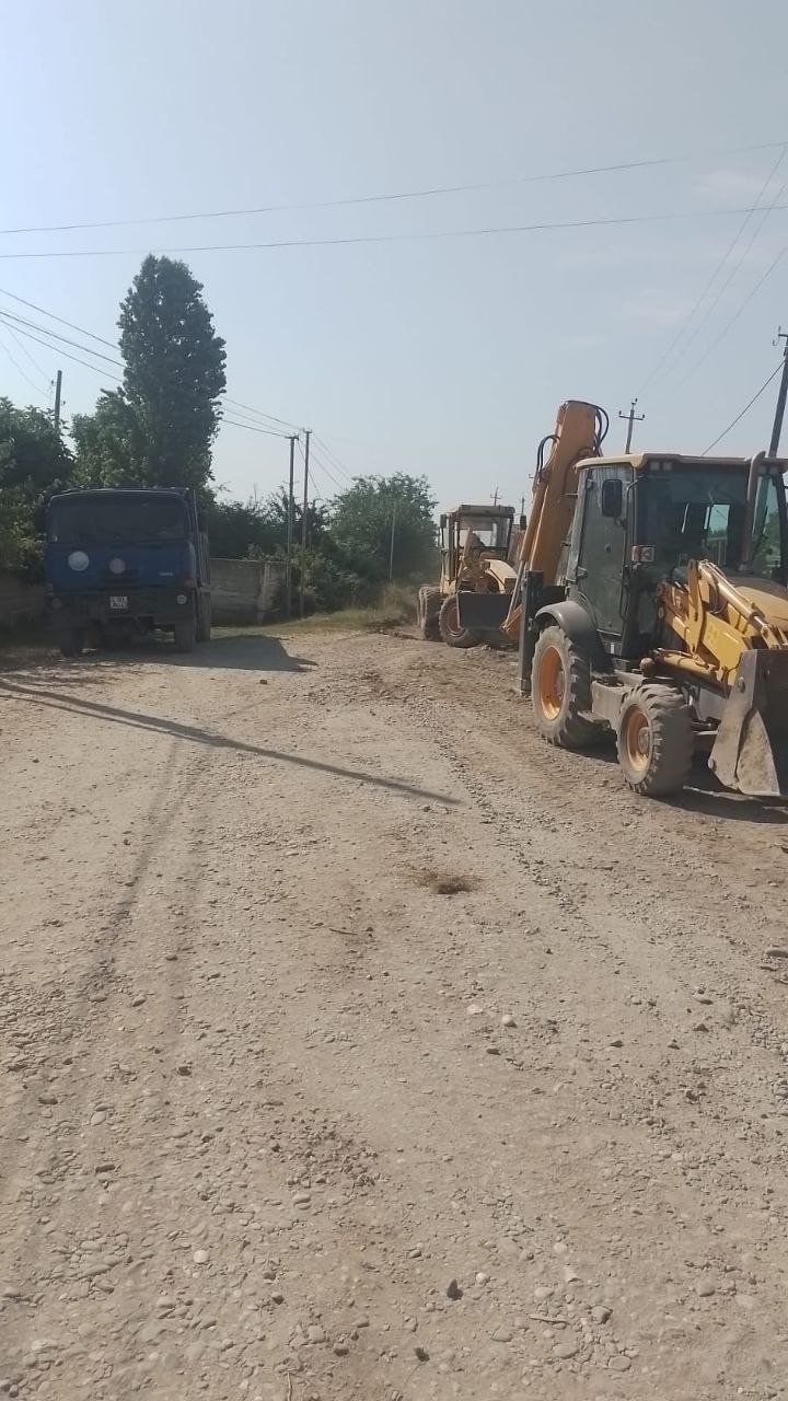 Xaçmazda 28 kilometrlik yol əsaslı təmir edilir - FOTO - foto 4