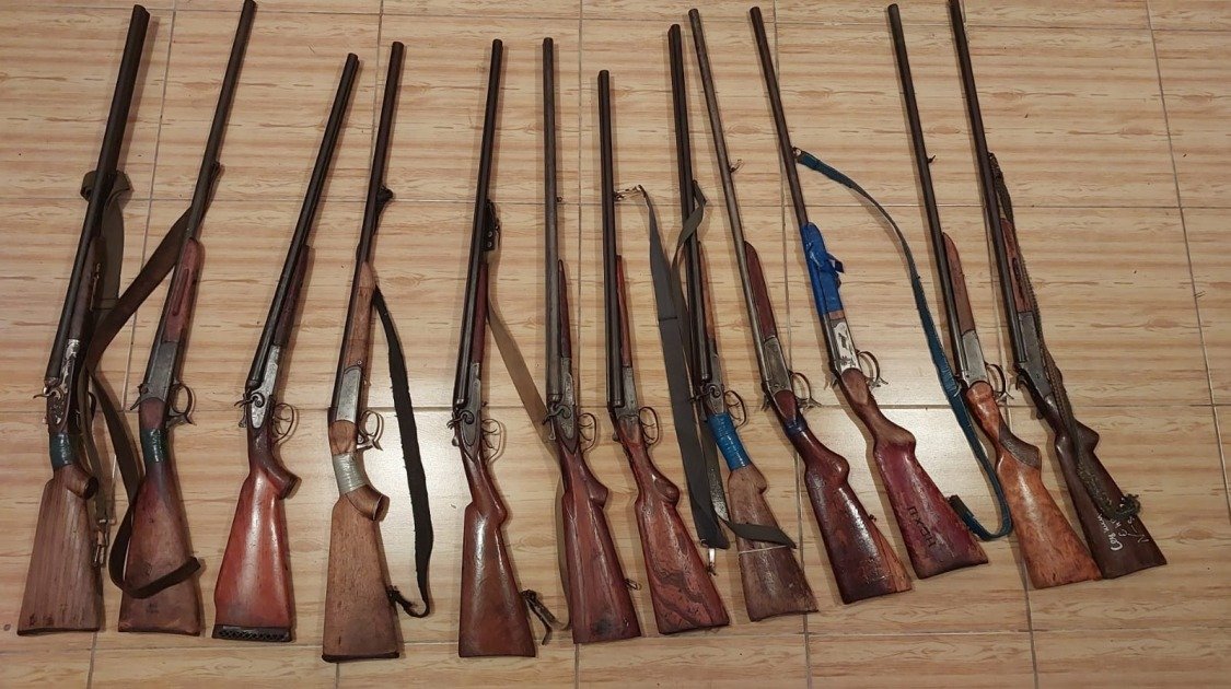 Ötən gün qanunsuz saxlanılan 14 tüfəng aşkarlandı Ötən gün qanunsuz saxlanılan 14 tüfəng aşkarlandı