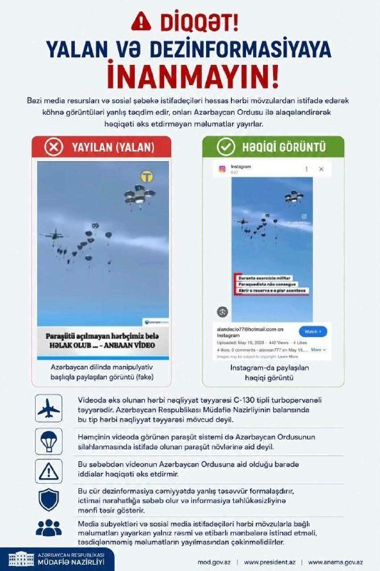 Hərbçimizlə bağlı yayılan video YALANDIR - FOTO - foto 1