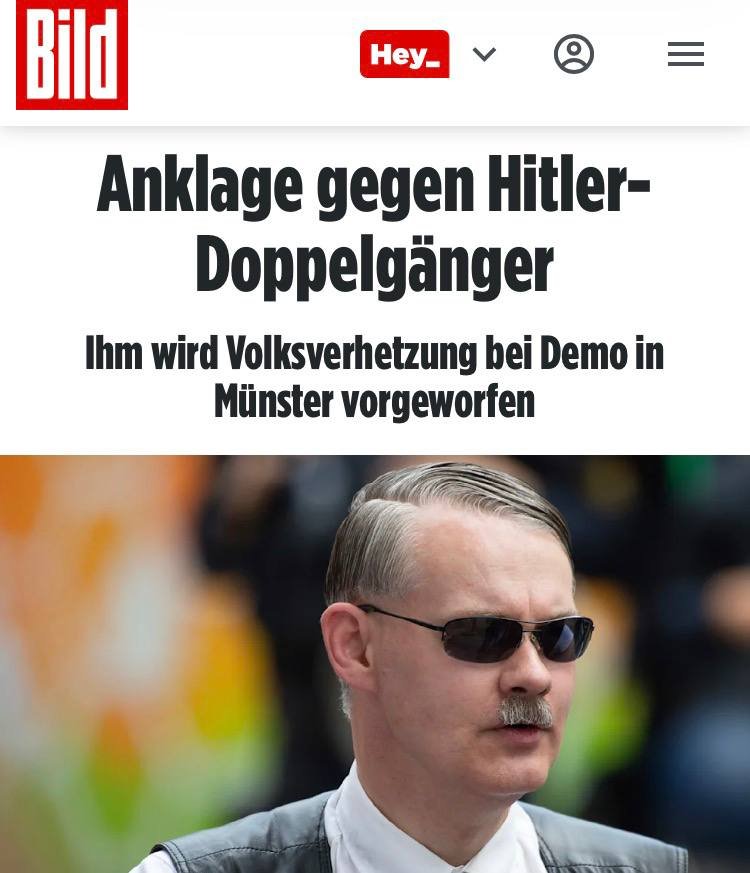 Almaniyada Hitleri tərifləyən şəxs məhkəmə qarşısına çıxacaq - FOTO - foto 1