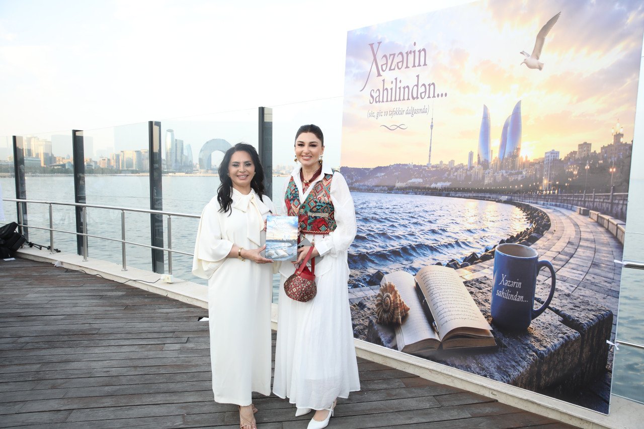 “Xəzərin sahilindən…” verilişinin eyniadlı kitabının təqdimatı keçirildi – FOTO/VİDEO - foto 16