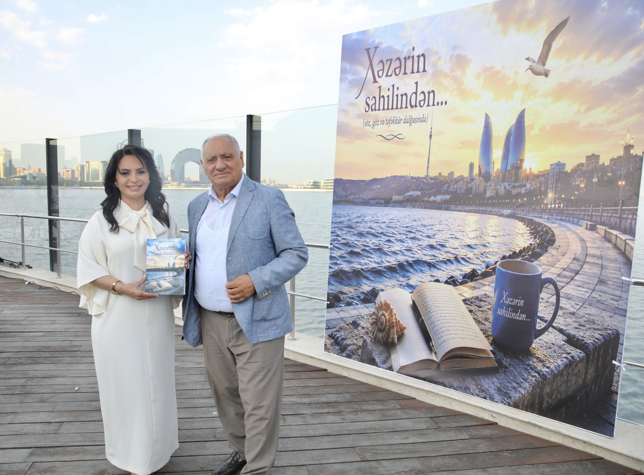 “Xəzərin sahilindən…” verilişinin eyniadlı kitabının təqdimatı keçirildi – FOTO/VİDEO - foto 8