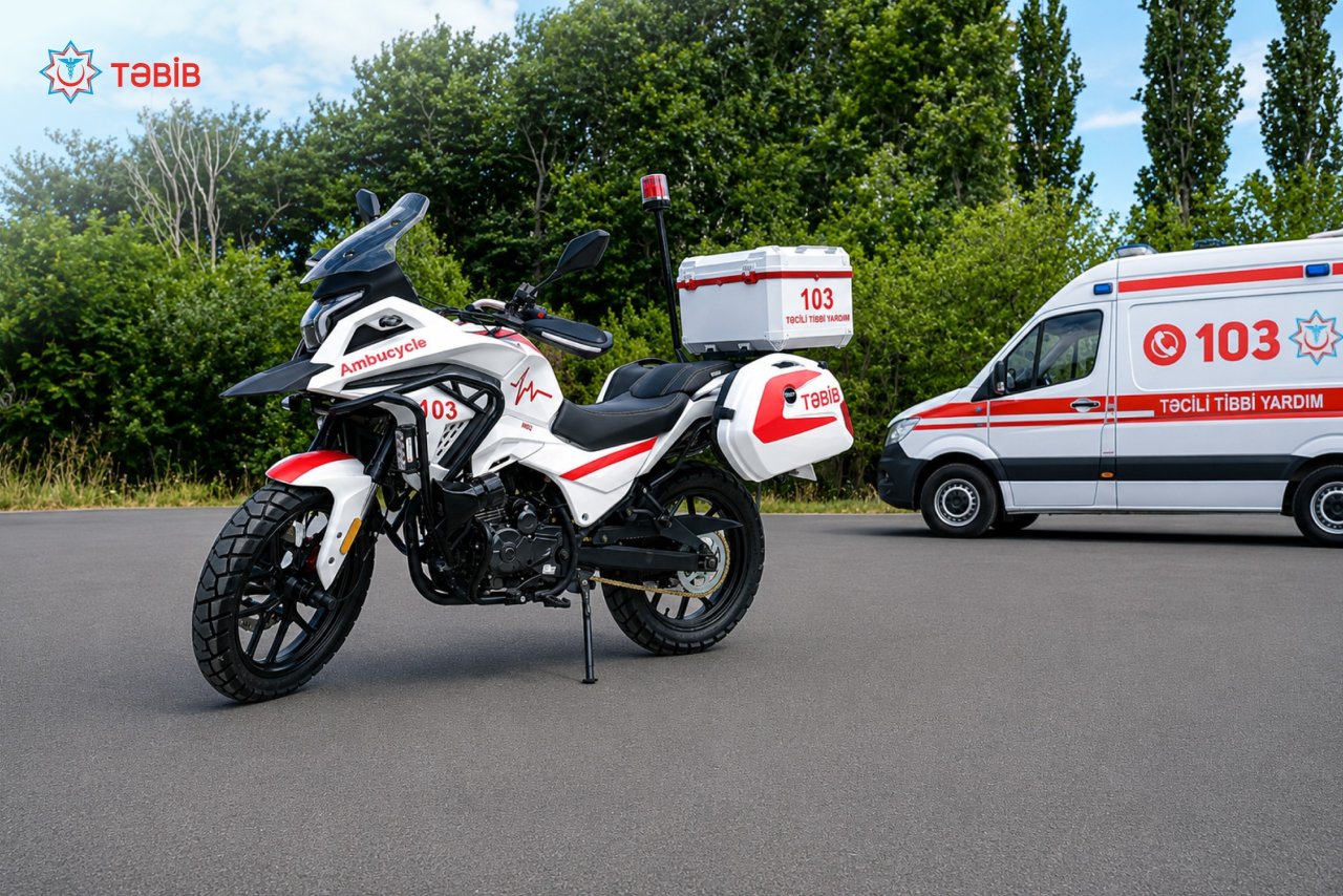 Bakıda İLK “Ambucycle” xidmətə başlayır - Feldşerlər idarə edəcək – FOTO - foto 2