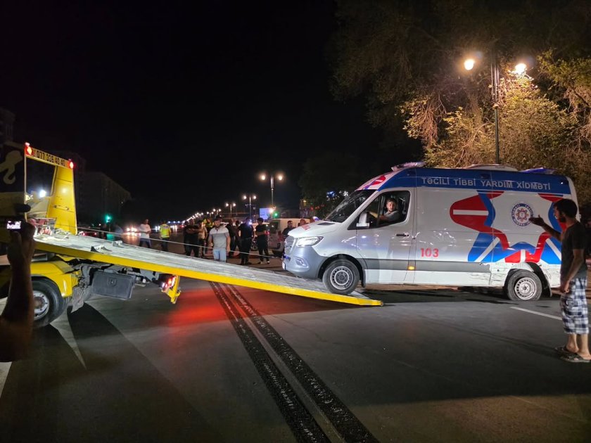 Naxçıvanda təcili tibbi yardım avtomobili aşdı - 4 yaralı var - FOTO - foto 1