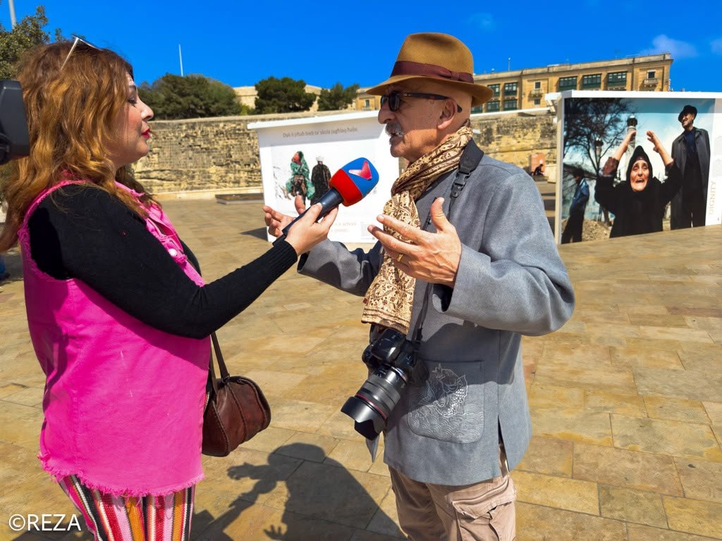 Malta Prezidenti Reza Deqatinin Xocalı soyqırımı ilə bağlı fotosərgisini ziyarət etdi - FOTO - foto 1