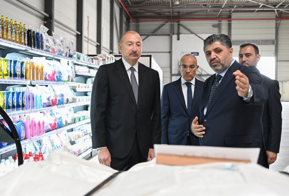 Prezident Qaradağda kağız və gigiyenik məhsulların istehsalı müəssisəsinin açılışında– FOTO - VİDEO - foto 6