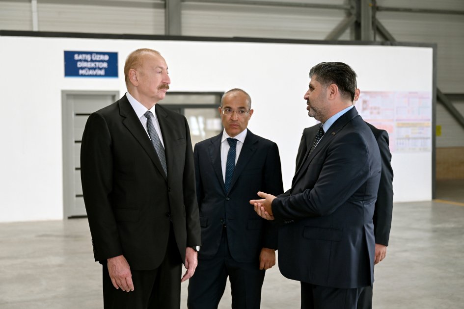 Prezident Qaradağda kağız və gigiyenik məhsulların istehsalı müəssisəsinin açılışında– FOTO - VİDEO - foto 2