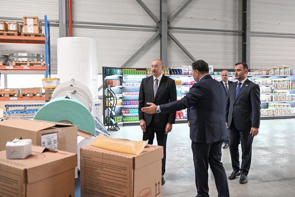 Prezident Qaradağda kağız və gigiyenik məhsulların istehsalı müəssisəsinin açılışında– FOTO - VİDEO - foto 10