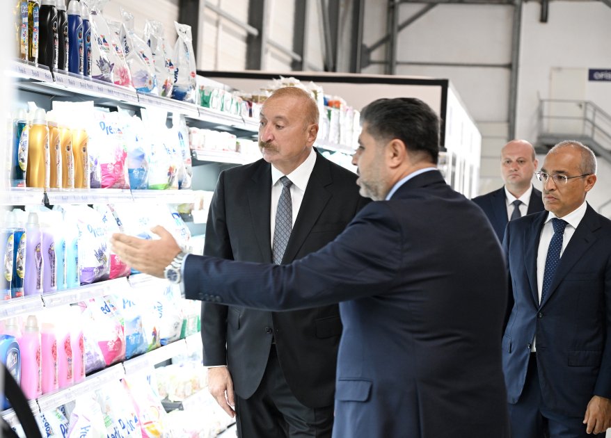 Prezident Qaradağda kağız və gigiyenik məhsulların istehsalı müəssisəsinin açılışında– FOTO - VİDEO - foto 5