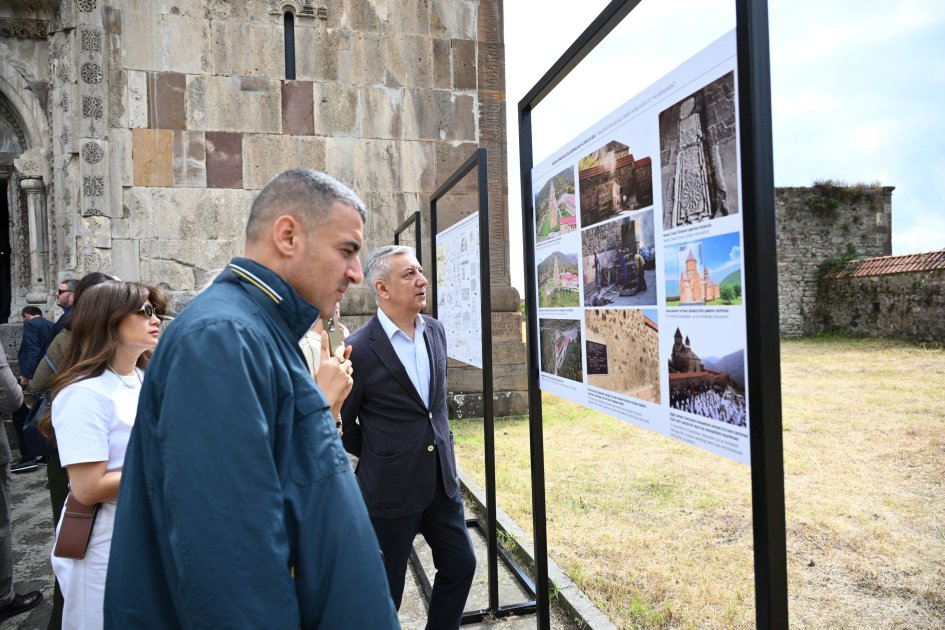 Diplomatik korpus nümayəndələri Gəncəsər monastırında – FOTO/VİDEO - foto 7