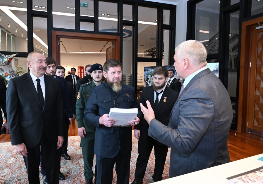 İlham Əliyev və Ramzan Kadırov “Bakı Ağ Şəhər”də - FOTO/VİDEO - foto 7