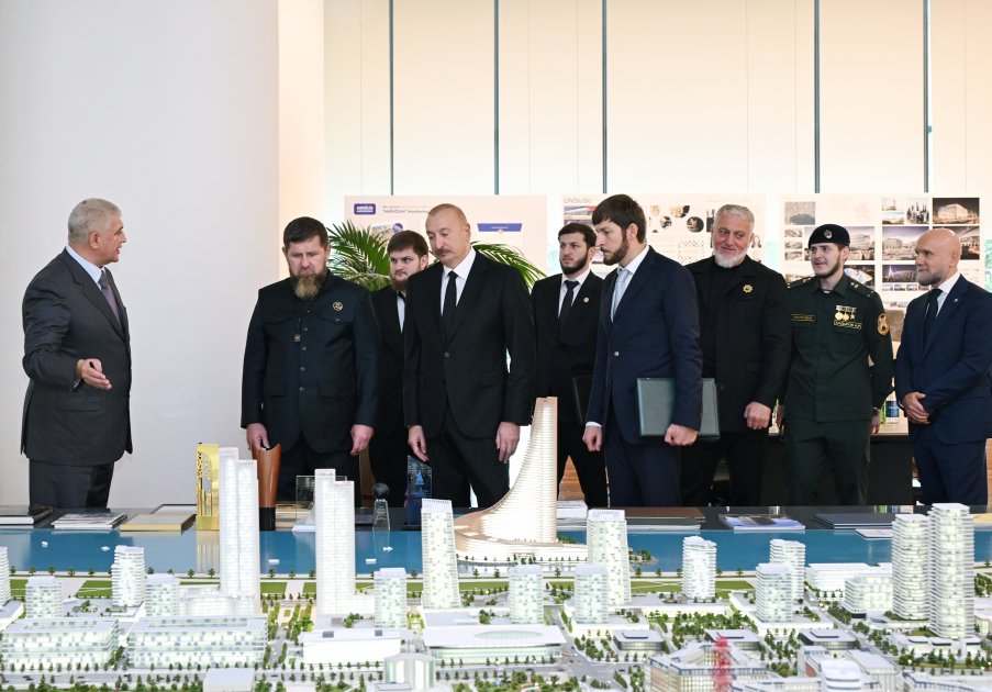 İlham Əliyev və Ramzan Kadırov “Bakı Ağ Şəhər”də - FOTO/VİDEO - foto 5