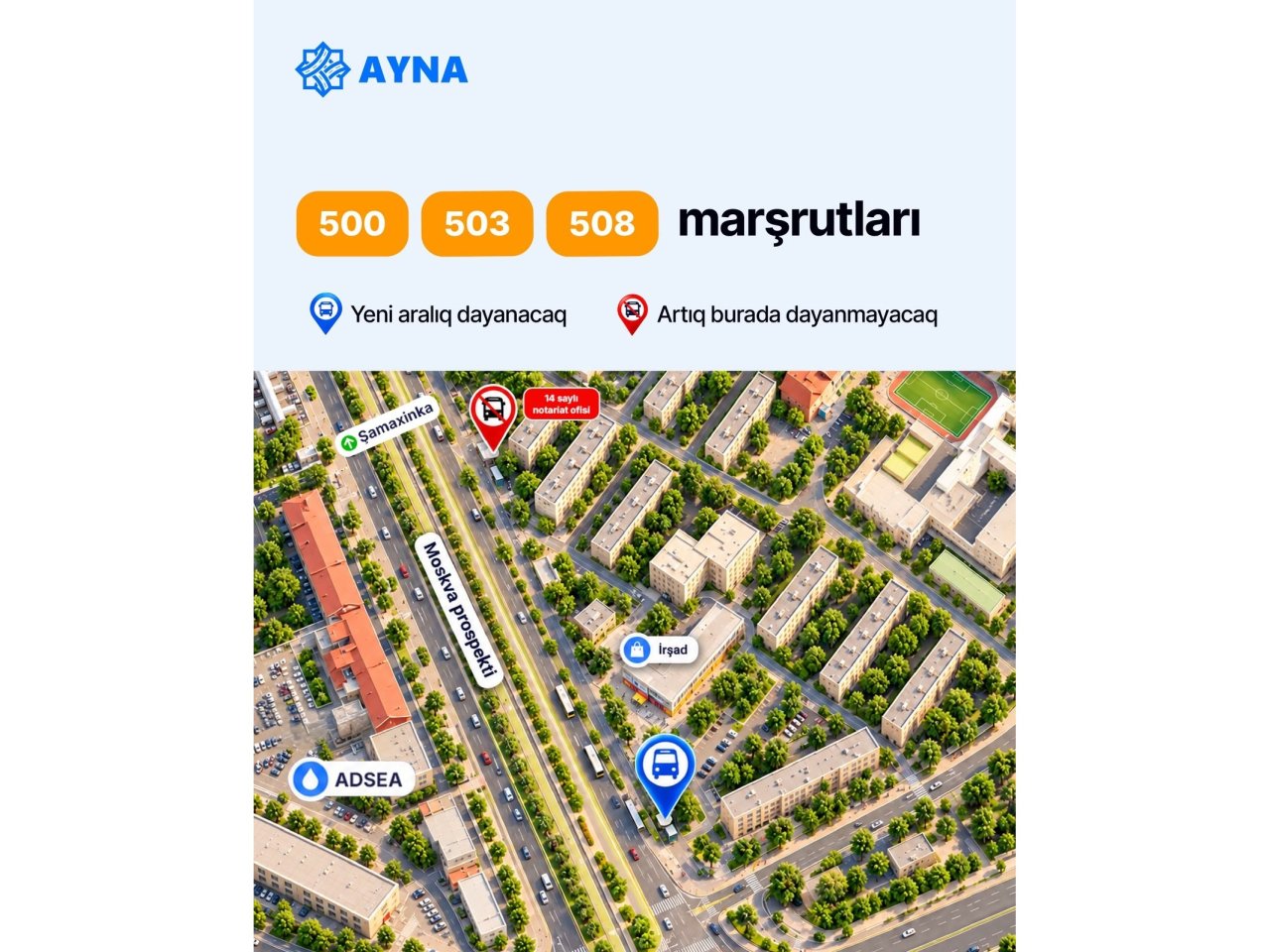 Bu marşrutlar “20 Yanvar” və “Şamaxinka”da dayanmayacaq – FOTO - foto 1