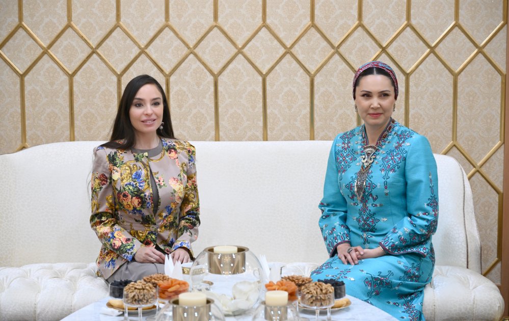 Leyla Əliyeva Türkmənistanda səfərdədir - FOTO