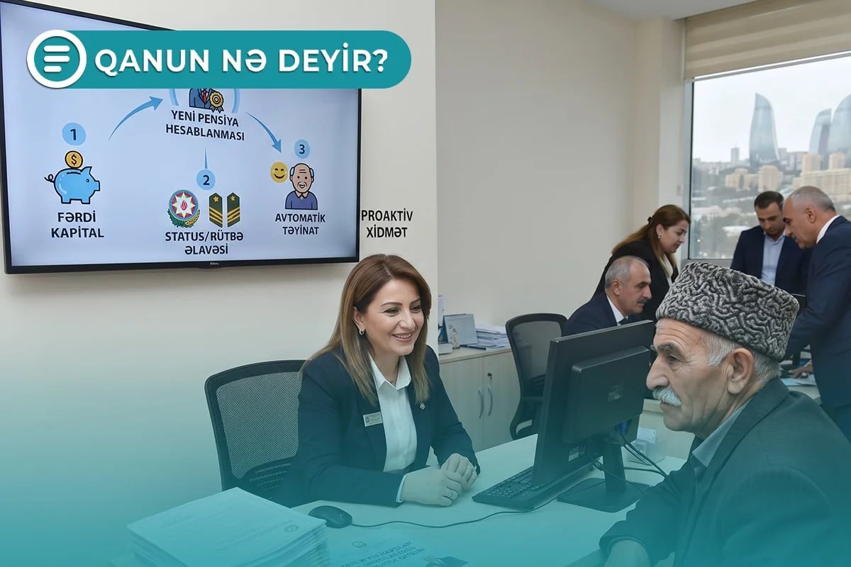 Bəzi şəxslərin pensiyasının hesablanma qaydası dəyişir - Qanun nə deyir?