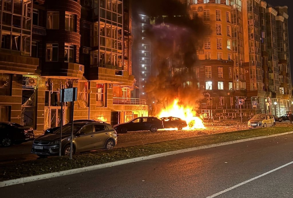 Belqoroda PUA hücumu: 1 ölü, 10 yaralı var - VİDEO