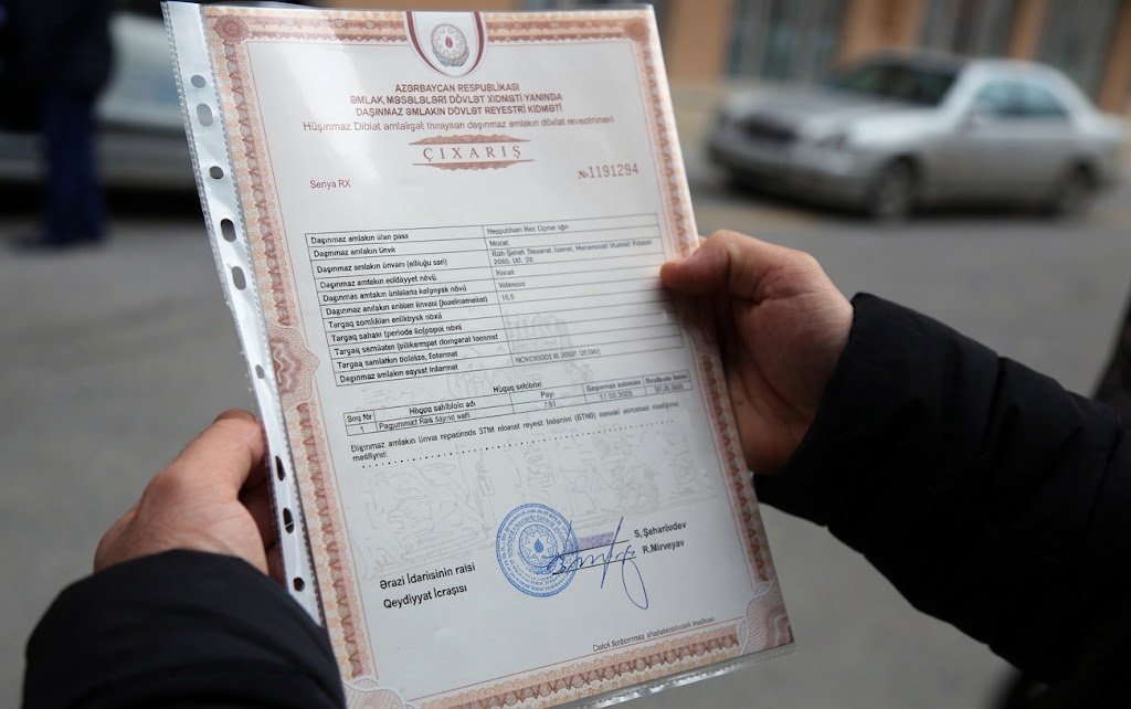 Bu il "kupça" verilən daşınmaz əmlakların SAYI AÇIQLANDI
