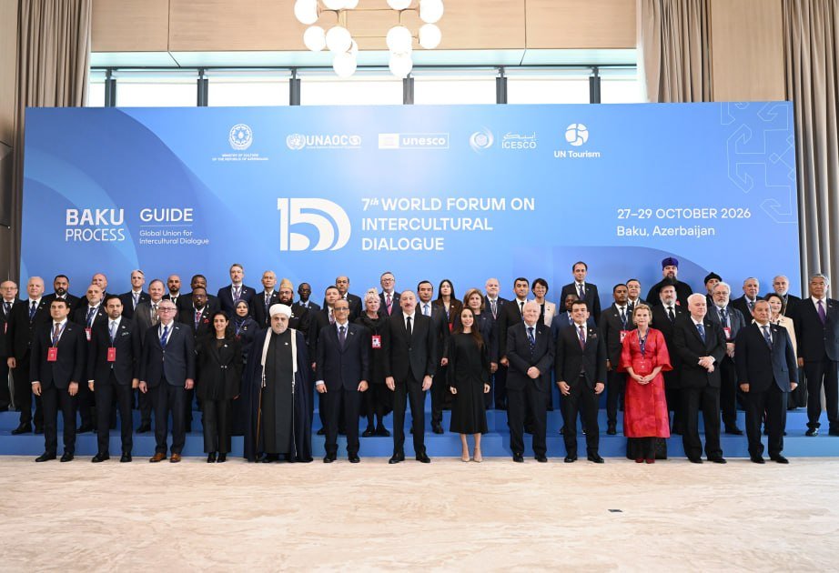 İlham Əliyev VII Ümumdünya Mədəniyyətlərarası Dialoq Forumunun açılışında çıxış edib &ndash; FOTO/VİDEO