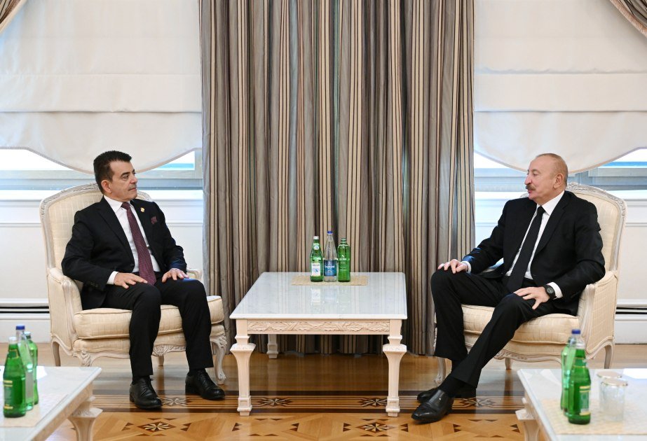 ICESCO-nun Baş direktoru İlham Əliyevin QƏBULUNDA &ndash; FOTO