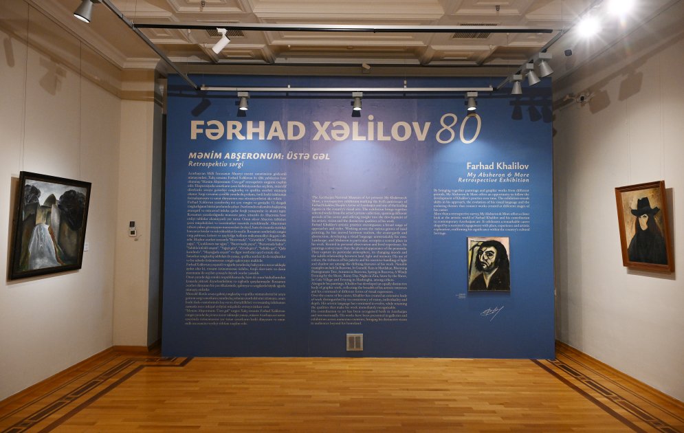 İlham Əliyev ailə üzvləri ilə retrospektiv sərgidə - FOTO - foto 17